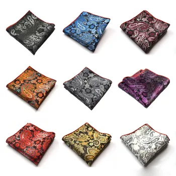 

Men Fashion Paisley Flower Floral Handkerchief Pocket Square Wedding Party Hanky BWTYX0170