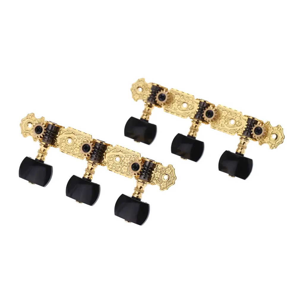 

AOS-020B3P 1 Pair Gold-Plated 3 Machine Head High Quality Classical Guitar String Tuning Keys Pegs