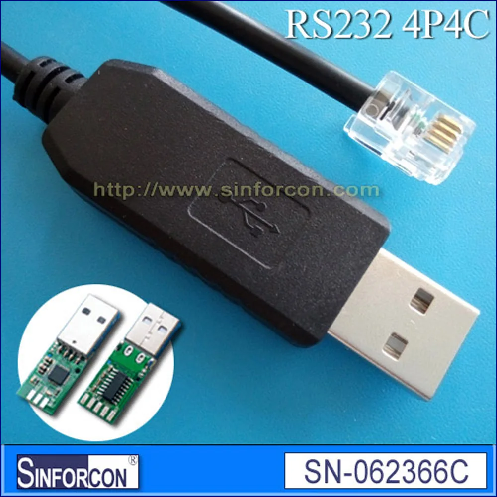 Meade 505 telescope to PC Cable cp2102 usb rs232 to rj10 adapter cable for mead 505