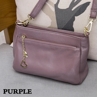 Женская сумка-мессенджер из натуральной кожи, женские маленькие сумки на плечо, женские сумки через плечо для покупок, сумки через плечо для милой девушки, bolsa feminina - Цвет: Purple