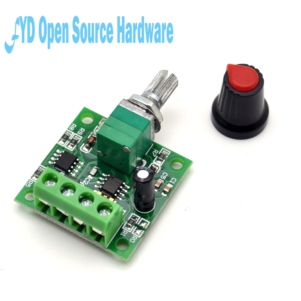 1pcs 1.8v 3v 5v 6v 7.2v 12v DC 2A 30W Motor Speed Controller Regulator (PWM) 1803BK Adjustable Driver Switch