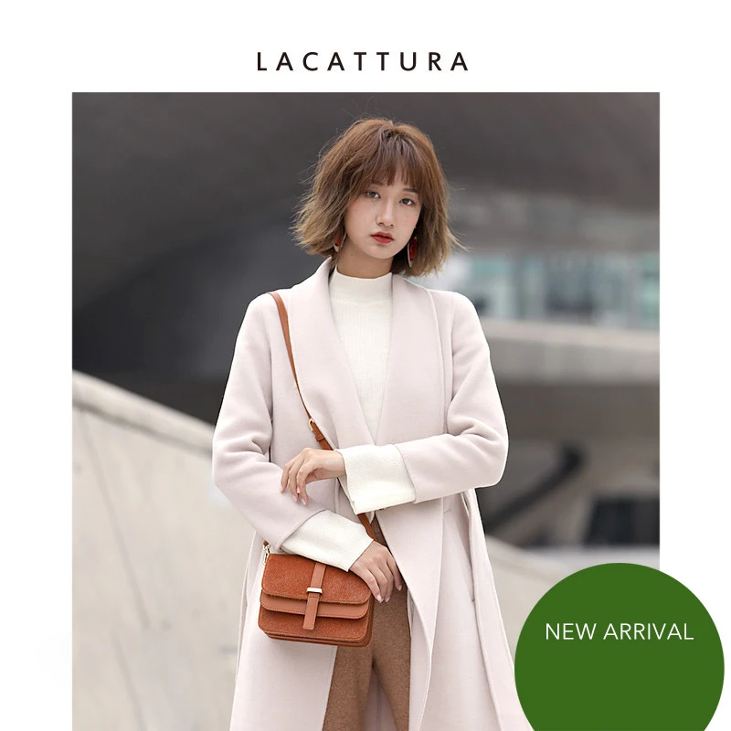 LACATTURA Дамские туфли из pu искусственной кожи сумки Дизайнер Chic на плечо маленький