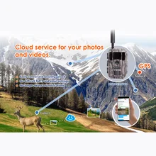 Bolyguard охотничья камера 4G gps камера ddpai minione dashcam ночного видения SMS MMS черный IR 36MP фото ловушки Дикая камера