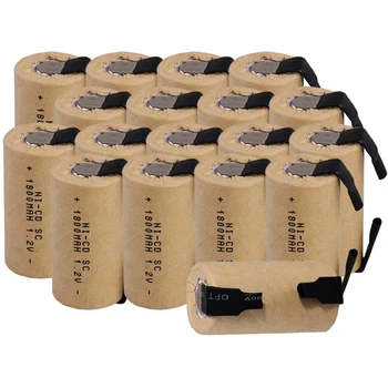 

Lowest price 18 piece SC battery 1.2v batteries rechargeable 1800mAh nicd battery for power tools akkumulator