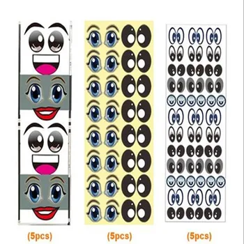 

15 pcs/bag Free Shipping Various Animal Eyes Sticker