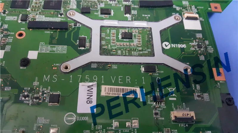 Original For MSI GE70 LAPTOP MOTHERBOARD WITH I7
