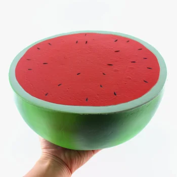 

1PCS high quality squishy jumbo slow rising 25CM super BIG watermelon scented environmental protection non-toxic toys squeeze