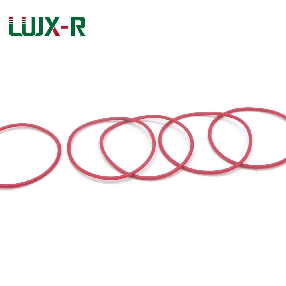 LUJX R 10 шт уплотнительное кольцо 2 4 мм красная силиконовая уплотнительная