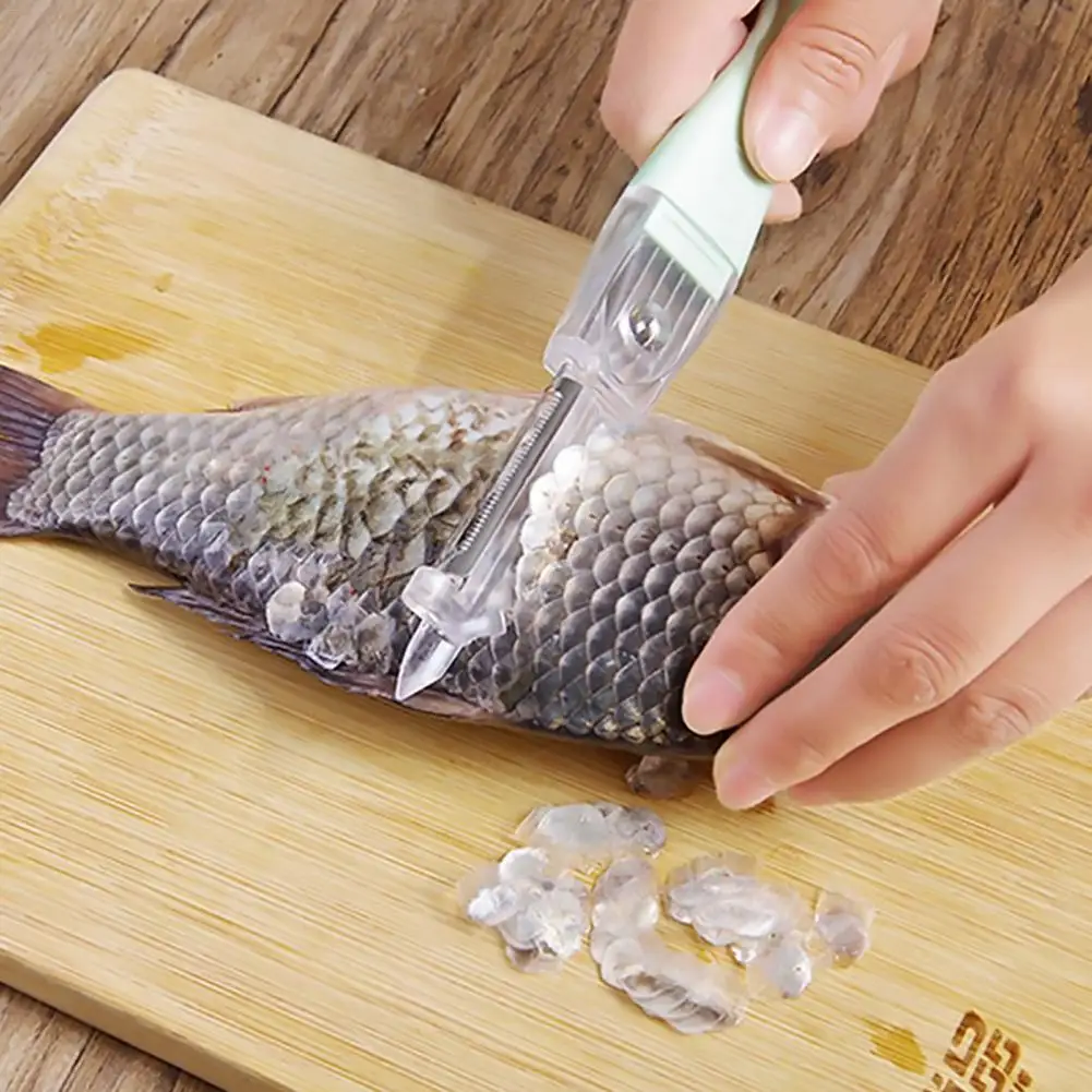 

Multifunctional Fruit Vegetable Potato Peeler Fish Scales Craper Scraper Slice Shredder 4 in 1 Kitchen Accessories Tool Gadgets