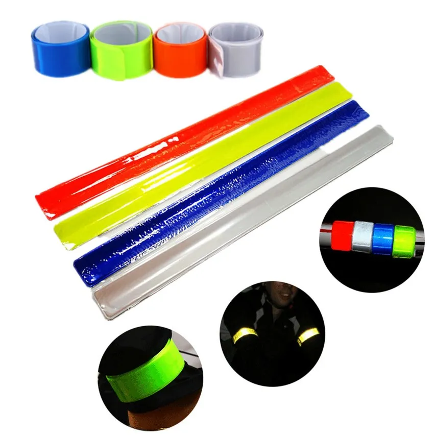 

1pc Running Cycling Fishing Running Reflective Strips Warning Bike Safety Bicycle Bind Pants Leg Strap Reflective Tape