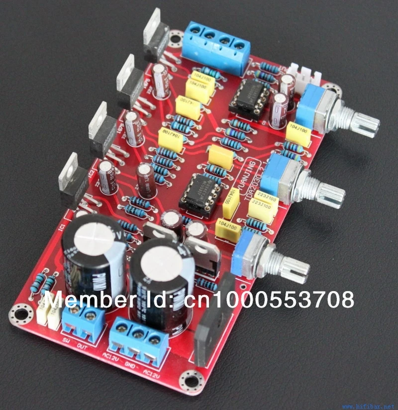 

Assembled TDA2030A 2.1 Audio Power amplifier board 18W+18W+36W