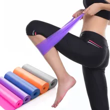 120cm Gym font b Fitness b font Equipment Strength Training Latex Elastic Resistance Bands Workout Crossfit