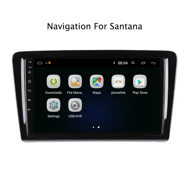 Sale 9" 2.5D IPS Android 8.1 Car DVD GPS Player For VW Santana 2013-2017 Car Radio Stereo Head Unit with Navigation 1