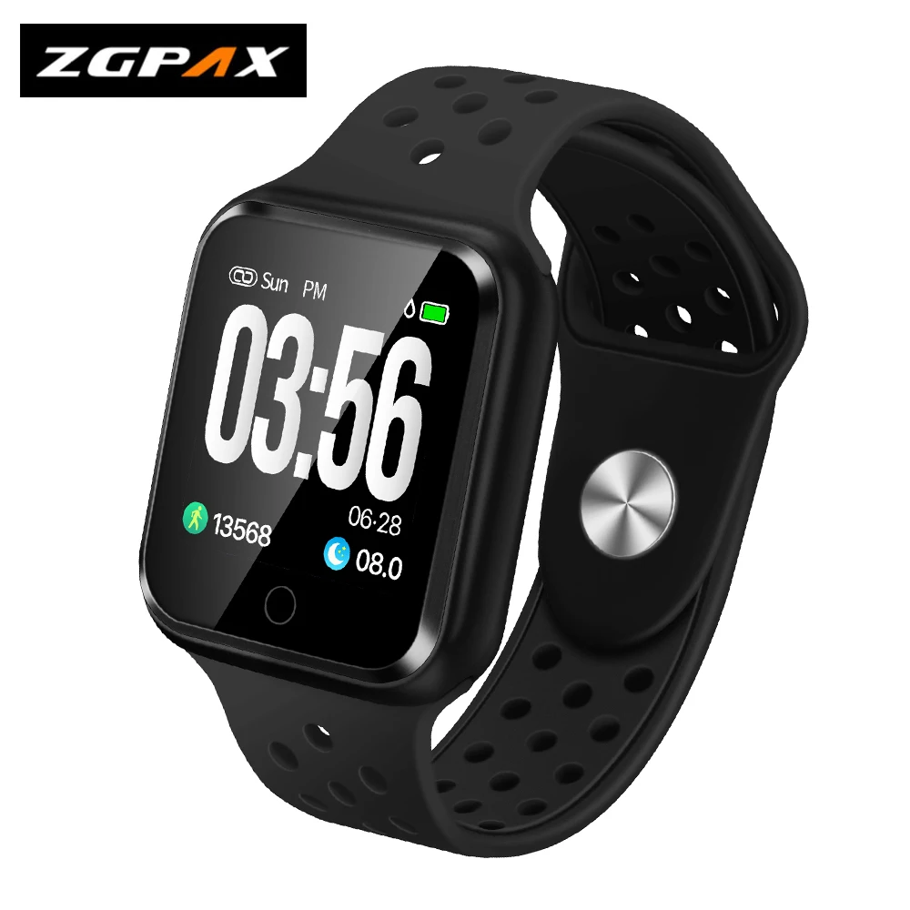 

ZGPAX Smart Bluetooth Watch S226B Steps Sleep Heart Rate Monitor IP67 Waterproof Calls Message Reminder For Android And IOS.