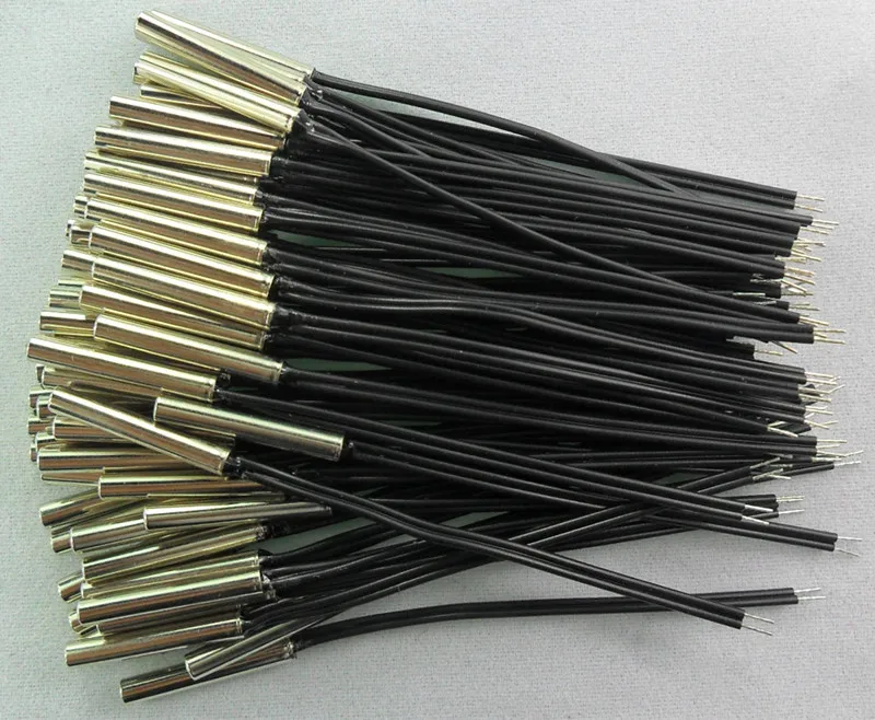 

50pcs / lot NTC thermistor temperature sensor module 50K 1% accuracy B value: 3950 Cable length 100MM 28 #