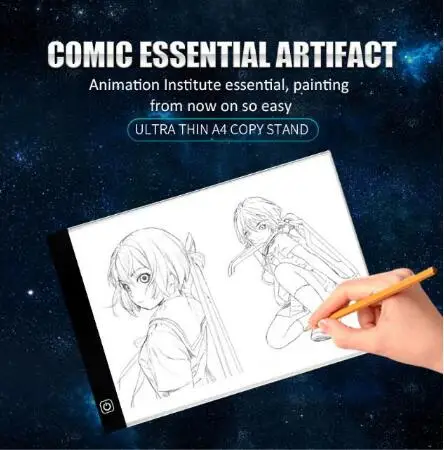 Digital Tablet A4 LED Artist Thin Art Stencil Drawing Board Light Box Tracing Table Pad diamond painting accessories
