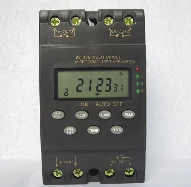 

English version,export quality,ZYT16G-3a multi channel automatic program/programmable timer switch 220V