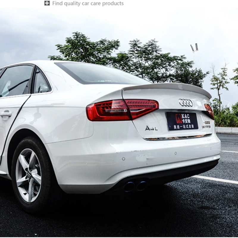 MONTFORD For Audi A4 B8 B9 2009 2010 2011 2012 2013 2014 2015 2016 ABS Plastic Unpainted Primer Color Rear Trunk Wing Spoiler | Автомобили