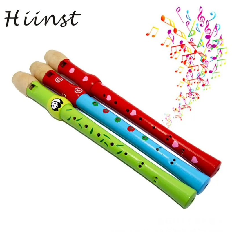 

Baby Toy Colorful Wooden Hooter Bugle Educational Toy Gift For Kids Early Education New Developmental 17Sep1