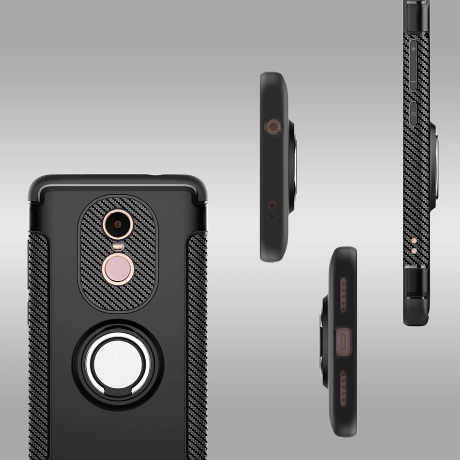 Fitted Case for Xiaomi Redmi Note 4X Magnetic Car Holder Case Finger Ring Stand Cover for Xiaomi Redmi 5 4X 4A Note 5 Pro Coque (8)