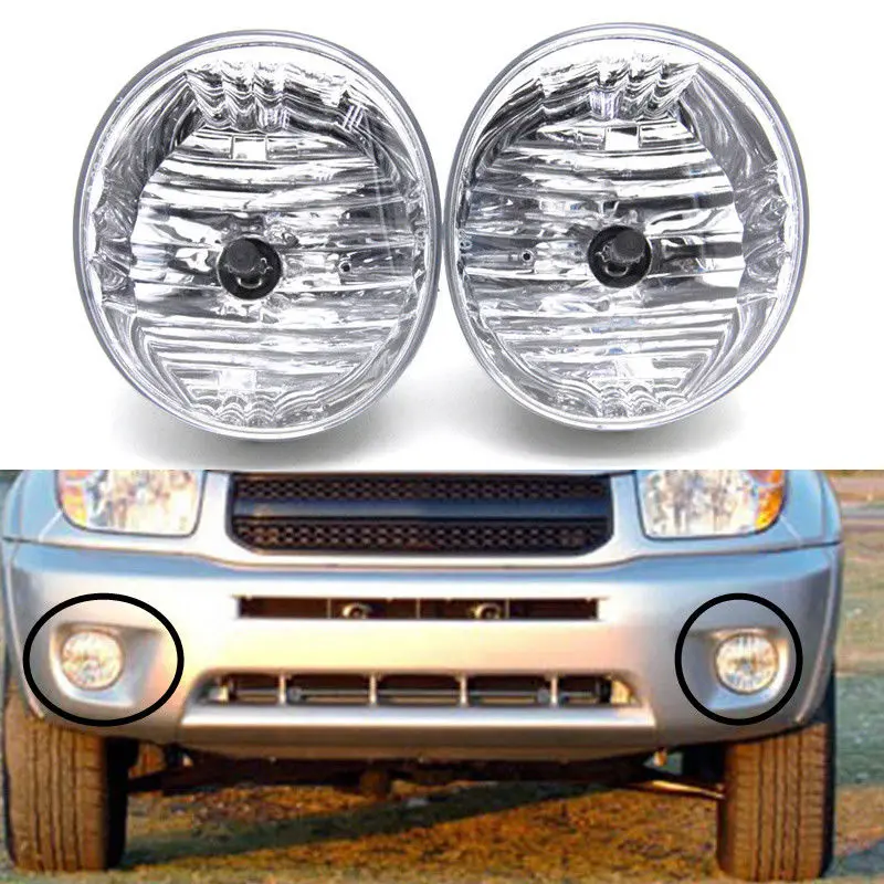 

Refit For Toyota RAV4 2004-2005 1 Set Front Fog Lamp Cover Trim Replace