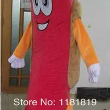 Талисман sausage хот-дог талисмана обычай Необычные костюмы аниме косплей комплекты Mascotte Необычные платье карнавальный костюм