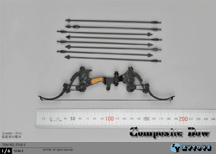 1/6 весы композитный лук ZY16 5 игровая фигурка военного аксессуары модель оружия