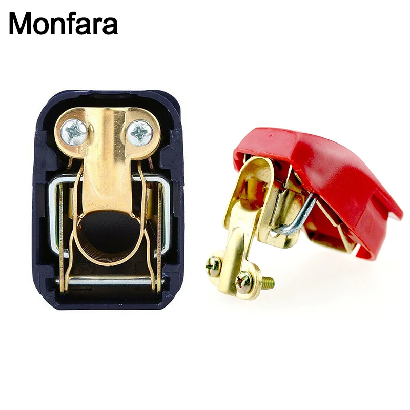 

12V Car Battery Terminals Clamps Connector Clamps Quick Release Lift Off Positive & Negative