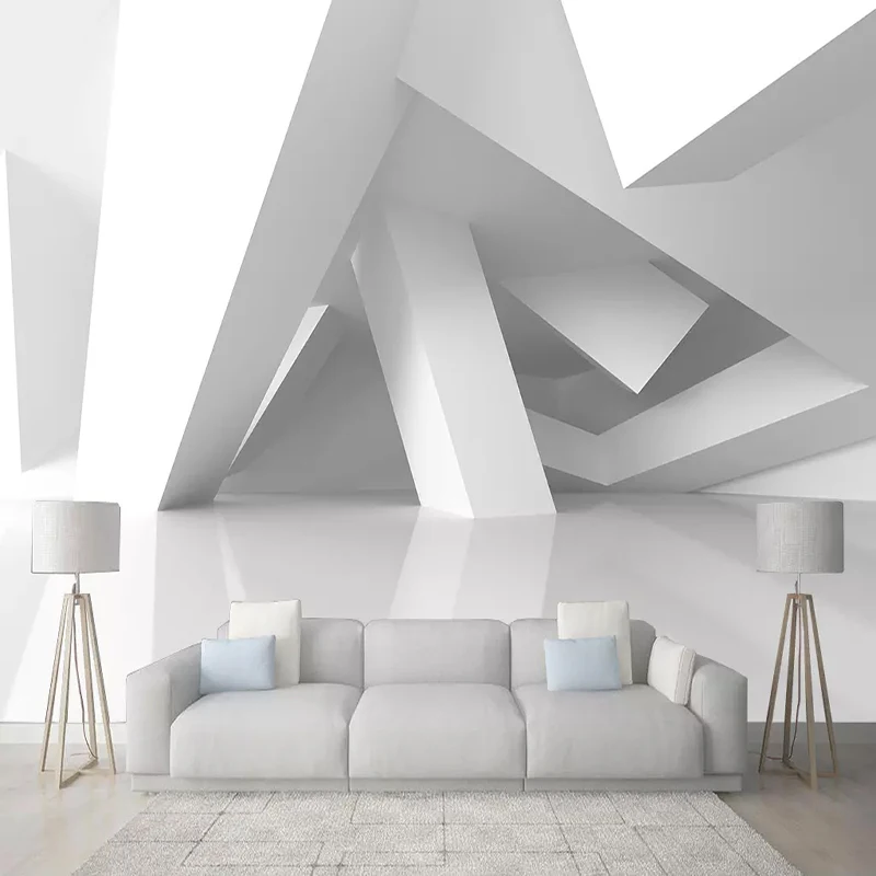 

Custom Wallpaper Murals 3D Stereoscopic Space Geometric Pattern Wall Painting Modern Living Room Decoration Wall Mural Wallpaper