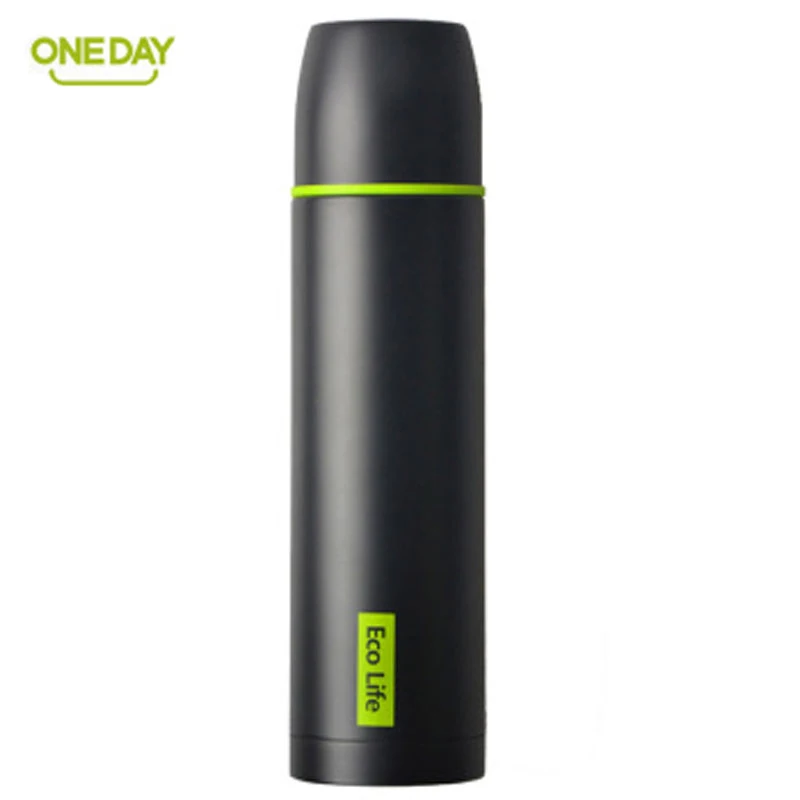 ONEDAY 450ml Vacuum Flask Thermos Water Bottle Coffee Mug Teacup Thermal flasks tTea glass bottle Silver
