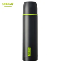 Oneday vakuum thermoskanne tasse wasserflasche kaffee becher teetasse thermische flaschen portable glas flasche kreative schwarz isolierte tassen