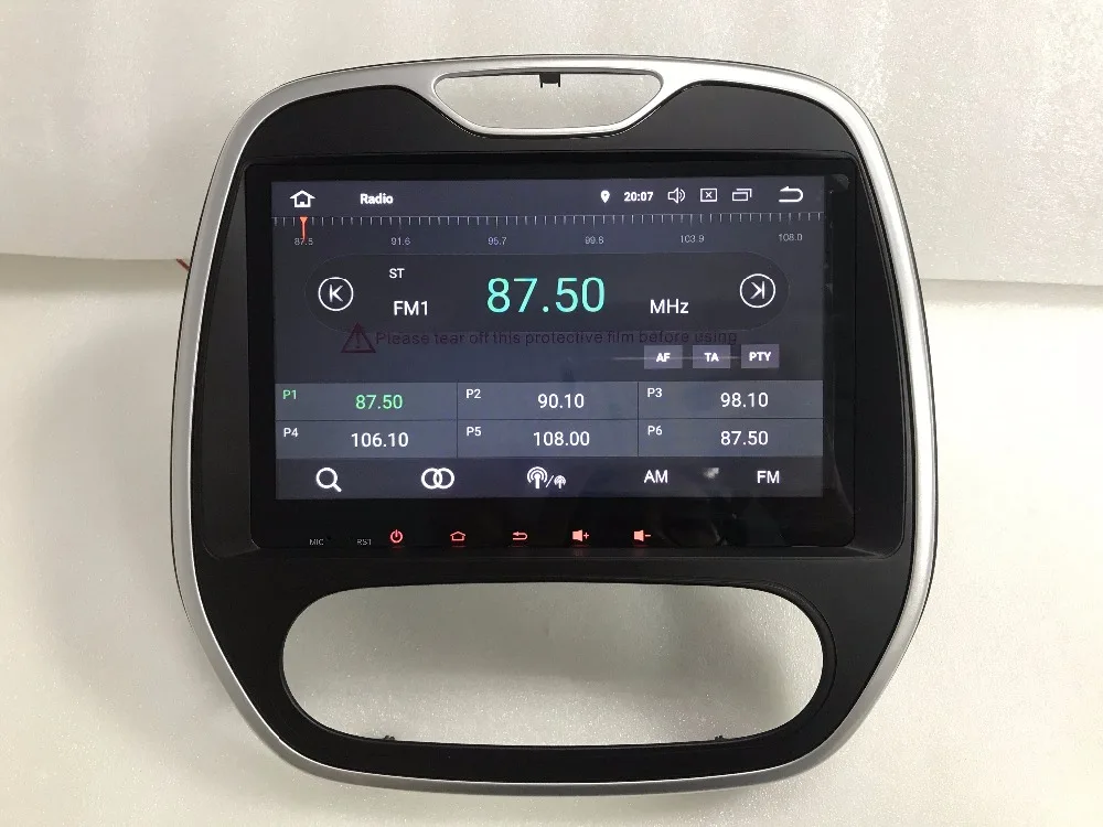 Perfect 9" IPS Android 9.0 Car Radio For Renault Captur 2011-2017 Multimedia GPS Navigation FM RDS Audio Video Stereo No DVD Gift Camera 16