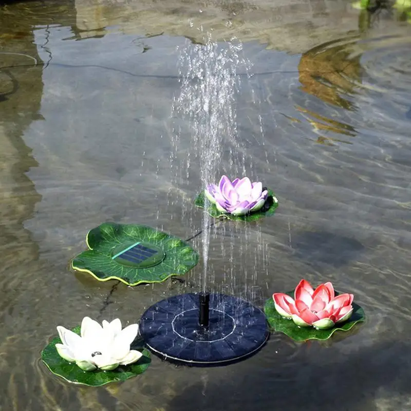 

7V Solar Fountain Water Fountain Pump Panel Kit Garden Plants Watering Power Fountain Pool Pond Submersible Watering Waterfall