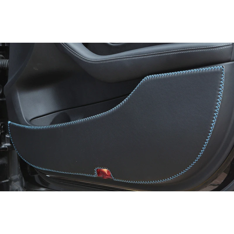 

JLR Range Rover Sport Evoque Velar Discovery Sport 3 4 5 Freelander 2 Leather car door Anti-kick Anti-dirty pad mats protector