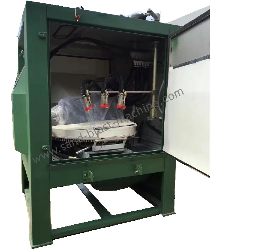 Vapor Sandblasting Machine With 6 Automatic Water Blasting Gun And