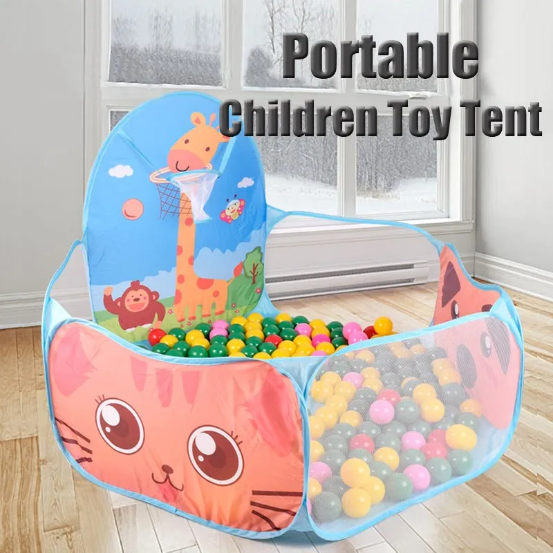 Kids Children Portable Ball Pit Pool Play Tent Hut Baby Indoor Outdoor Game Toys