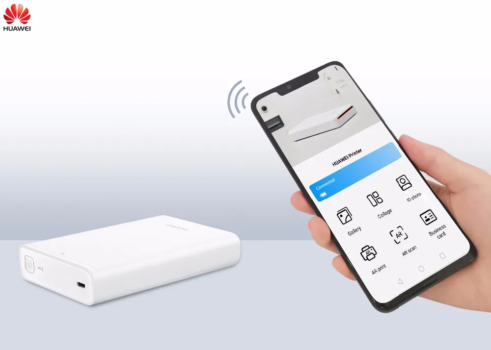Дешево Новинка! JEPOD оригинальный huawei Портативный фотопринтер Bluetooth 5,1 AR Zink Красочные 300 точек дюйм 500 мАч для записи жизни
