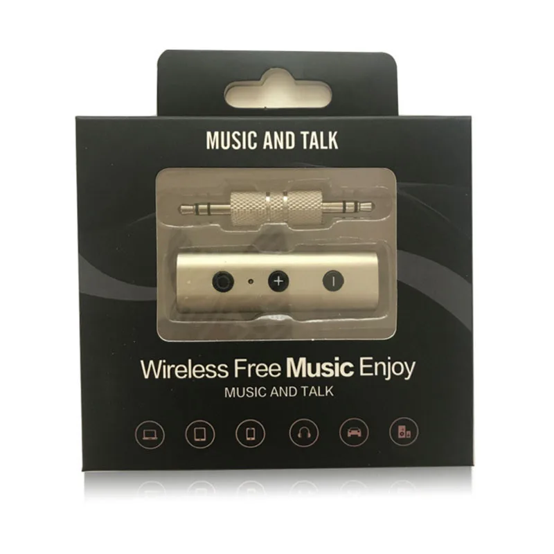 Автомобильный беспроводной bluetooth-ресивер 3 5 мм AUX аудио стерео адаптер BT 4 2 MP3
