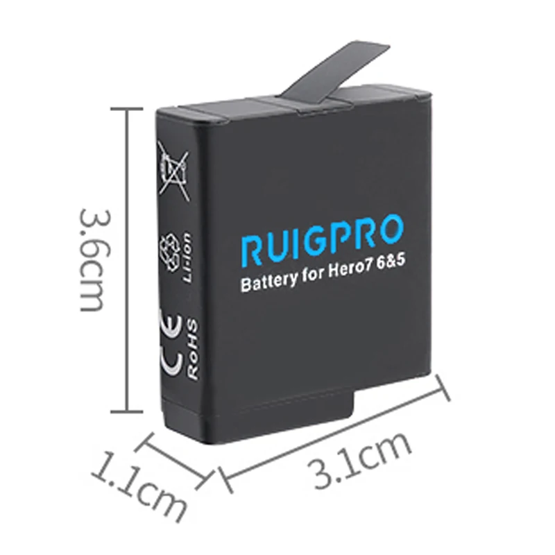 Аксессуары для камеры Go Pro hero 6/5 3-сторонний выход Батарея Зарядное устройство светодиодный зарядным устройством для хранения акумуляторная батарея AHDBT-501/601 для GoPro hero 6 5 7 8 черный hero 5 6 7 hero 8
