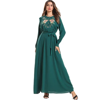 

Robe Femme Kaftan Abaya Islamic Arabic Muslim Hijab Dress Qatar Eid Caftan Marocain Ramadan Elbise Uzun Vestido Musulman Mujer