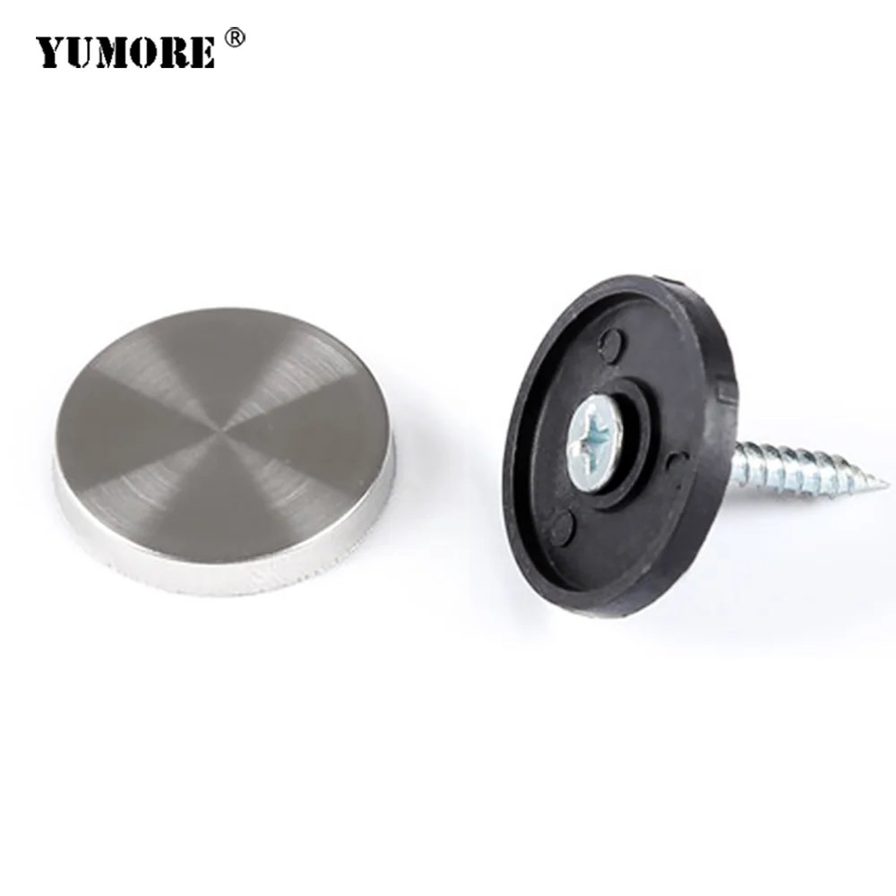 

Stainless steel mirror nail decorative screw cover advertising screws caps 20mm 40sets