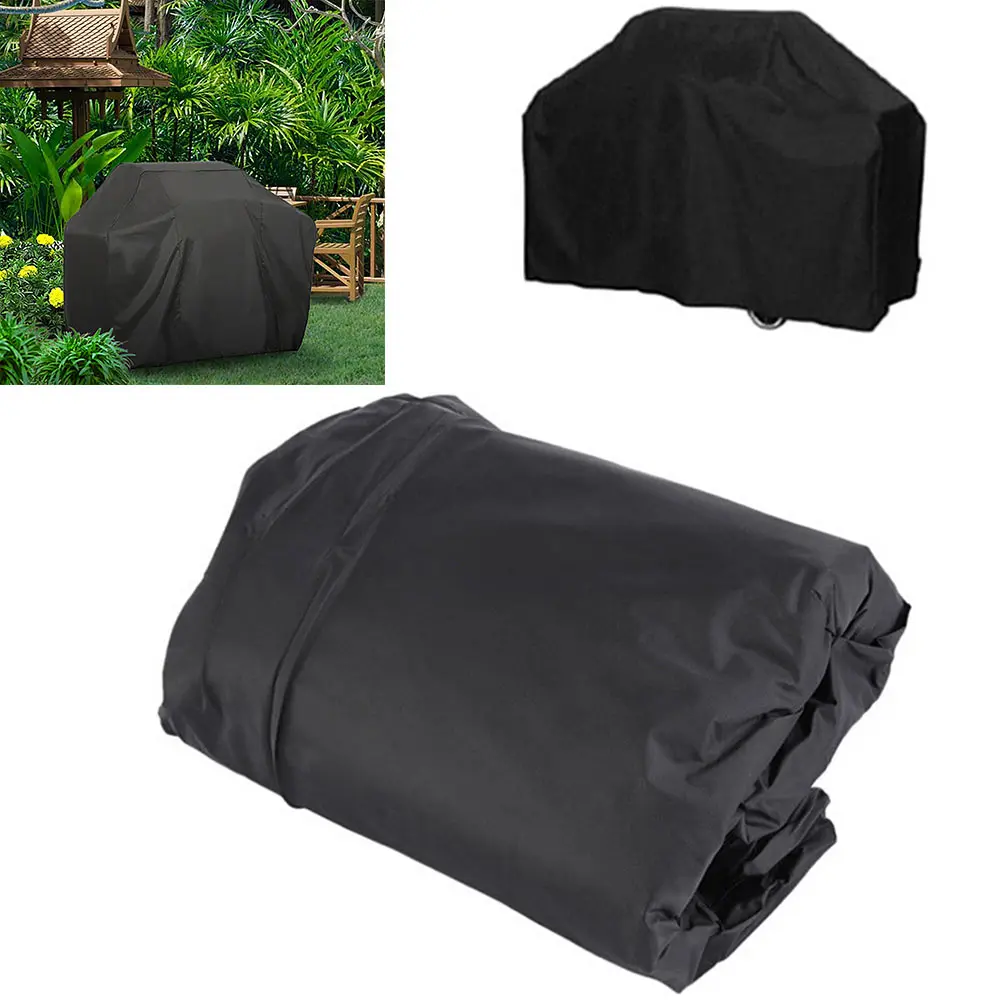 Oxbridge Black Large Barbecue BBQ Waterproof Outdoor Garden Furniture