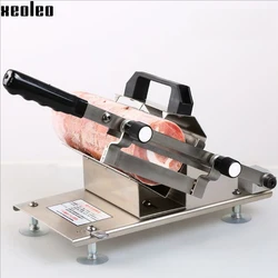 XEOLEO Meat slicer Machine Frozen Meat Grinder Commercial cutting machine Sanqi/Gelatin Slicer 0.2-30MM Manual Cutter Machine