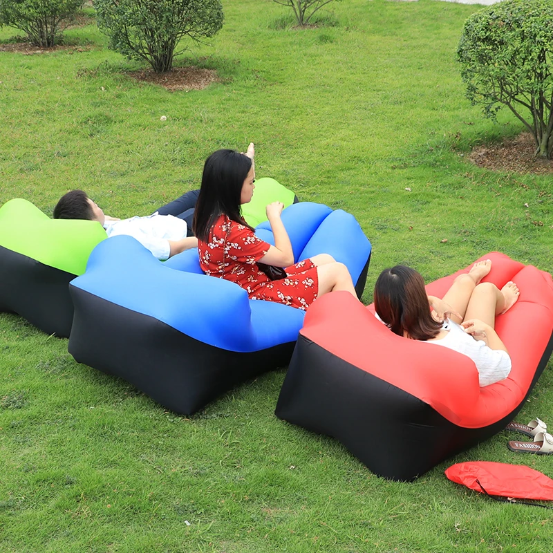  New Design 2019 Camping Mat lazy sofa Inflatable air Sofa Beach Bed Lounge Lazy Bag Mattress Sleepi