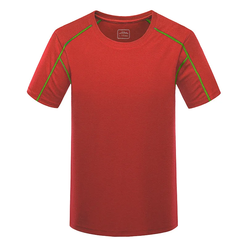 Мужская футболка, для спорта на открытом воздухе, дышащая футболка, для рыбалки, круглый воротник, короткая, быстросохнущая, для походов, футболка, мужская, Coolmax, футболка