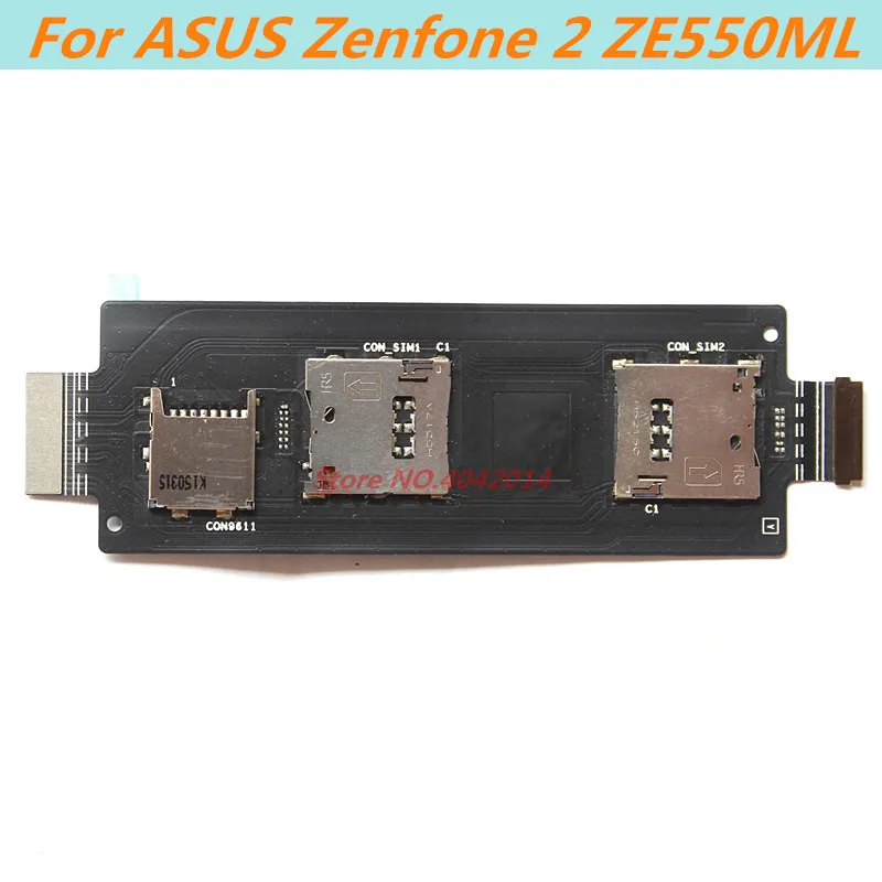 

Original SIM Card Holder Flex Cable FPC For ASUS Zenfone 2 ZE550ML ZE551ML Sim Card reader Slot Socket cable