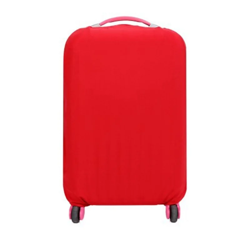 LXHYSJ эластичный чехол для багажа, Защитные чехлы для багажа For18-30 дюймов, чехол для багажа, чехол для чемодана, пылезащитный чехол, аксессуары для путешествий - Цвет: Red Luggega cover