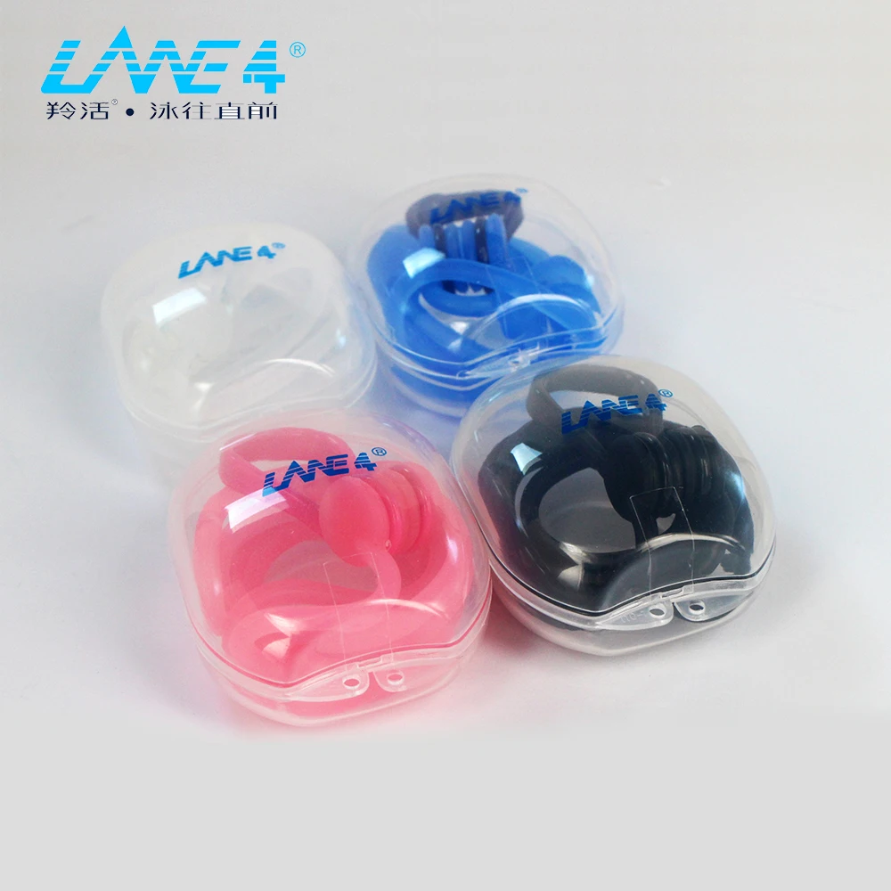 Аксессуары для LANE4, силиконовые накладки, зажим для носа с ремешком на голову и защитный чехол, защита от хлора, легкий, рекомендуется для взрослых, N0140