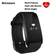 Betreasure BT58 смарт-браслет сердечного ритма Мониторы Фитнес трекер Smart группа носить Приборы для измерения артериального давления умный Браслет для IOS Android