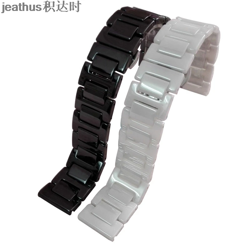 Jeathus ремешок для часов керамический браслет для умных часов samsung gear S2 classic S3 frontier moto360 gen2 ремешок для часов 20 22 мм мужской